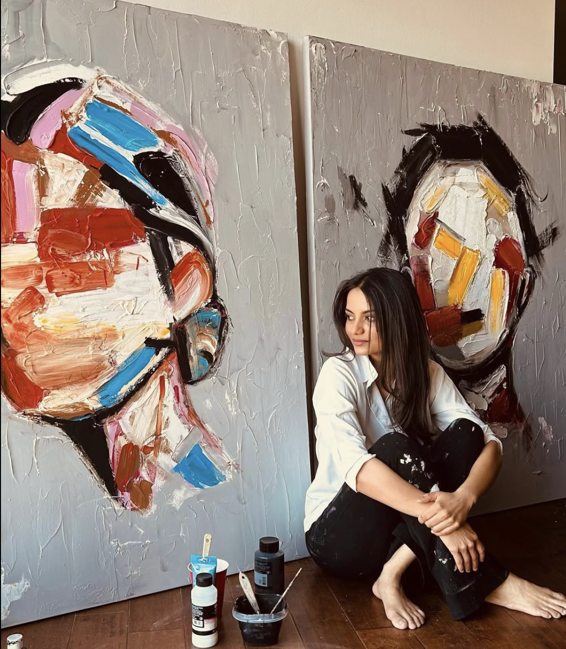 Large subtle abstract artwork hero image