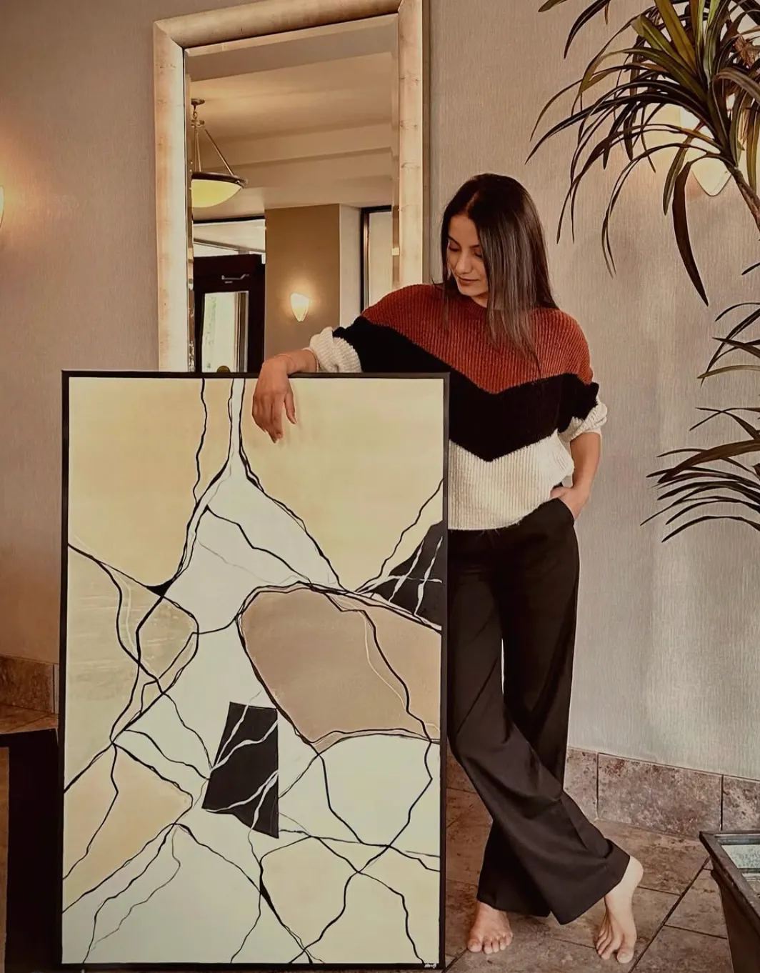 A portrait of the artist, Shruti